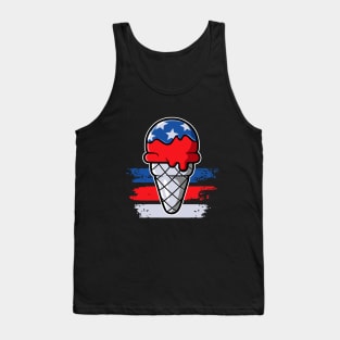 USA Ice Cream Tank Top